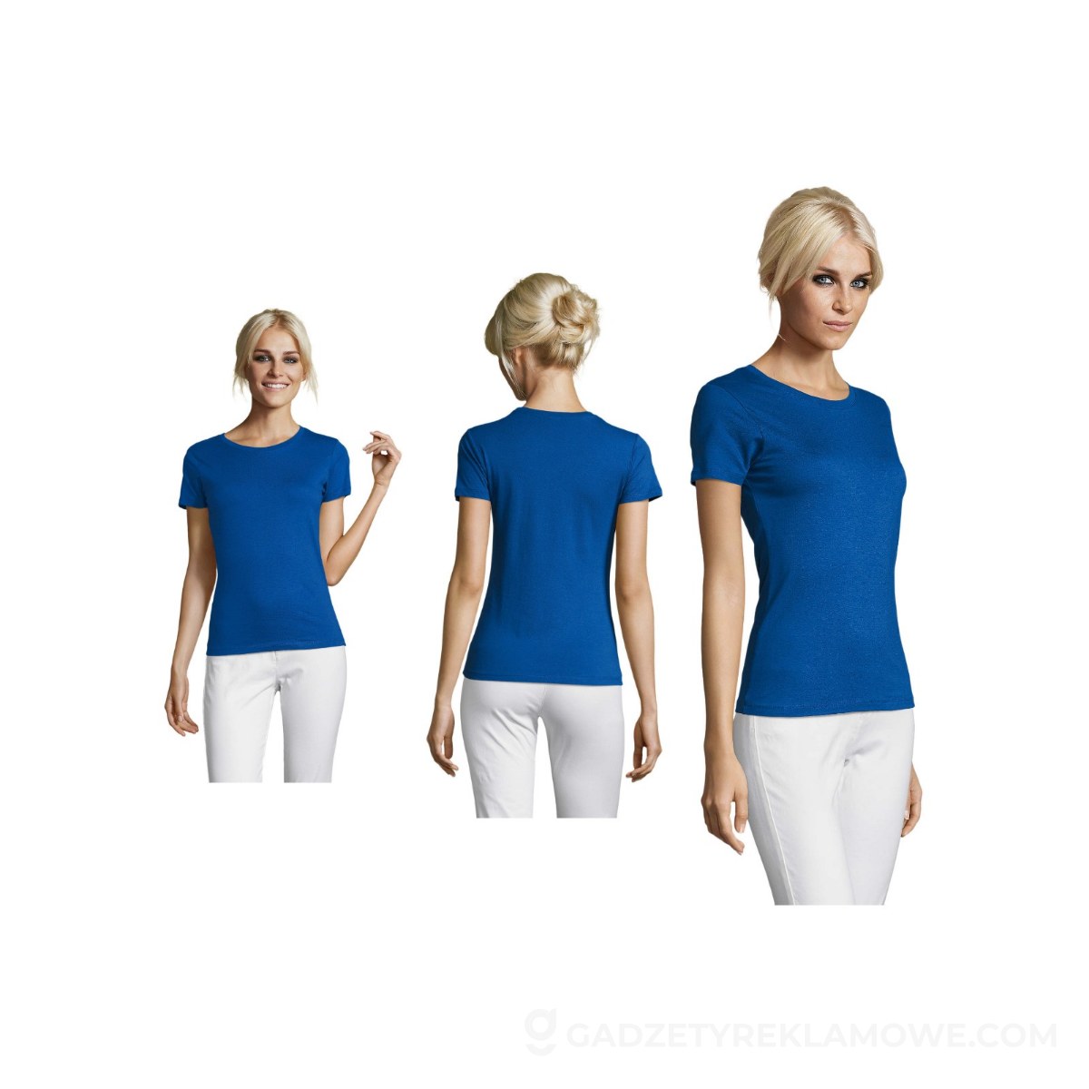 S01825-RB-S-wariantu-watermark REGENT Damski T-Shirt 150g REGENT WOMEN - Niebieski - S