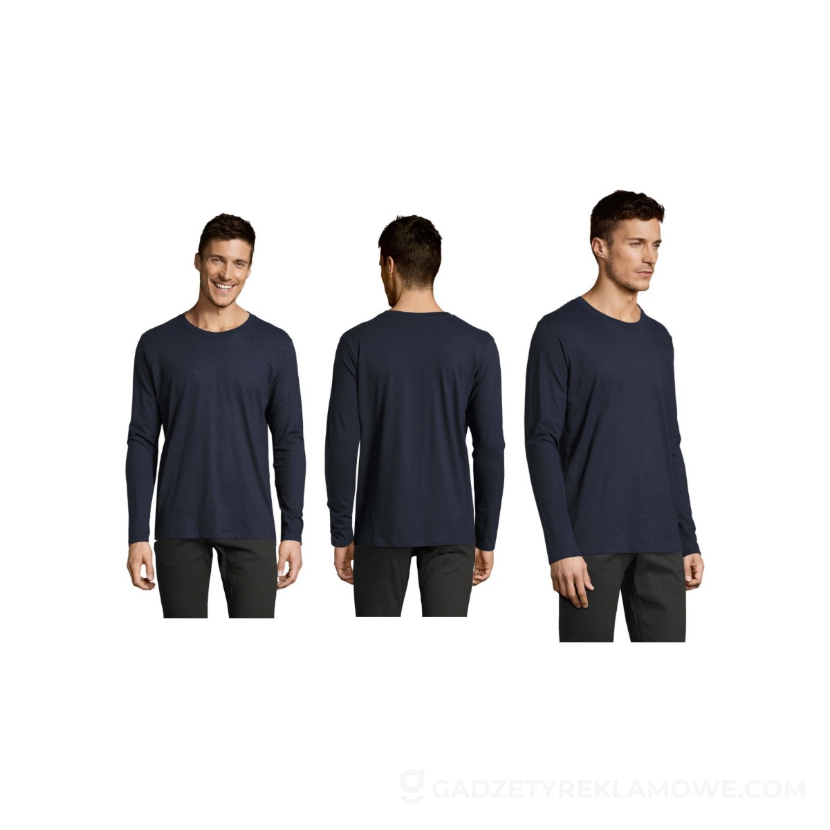 IMPERIAL LSL MEN t-shirt 190g IMPERIAL LSL MEN - French Navy - S