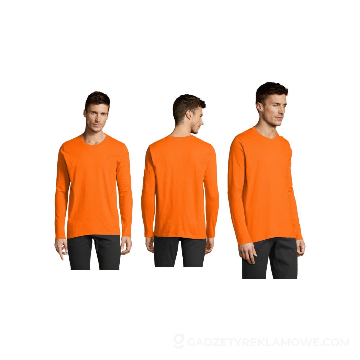 IMPERIAL LSL MEN t-shirt 190g IMPERIAL LSL MEN - Pomarańczowy - S