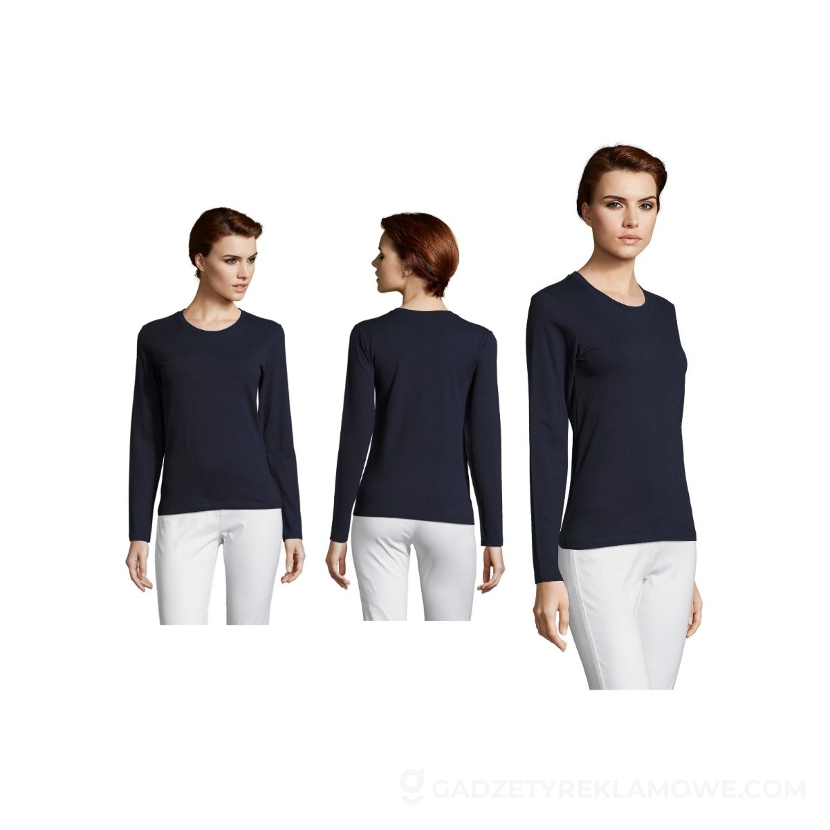 IMPERIAL damska bluzka 190 IMPERIAL LSL WOMEN - French Navy - L