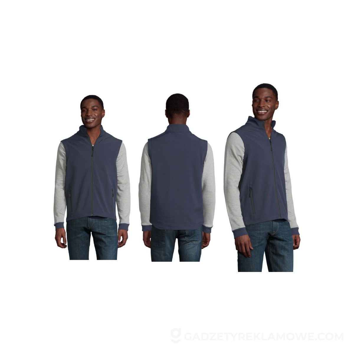 RACE BW MEN SOFTSHELL RACE BW MEN - French Navy - 3XL