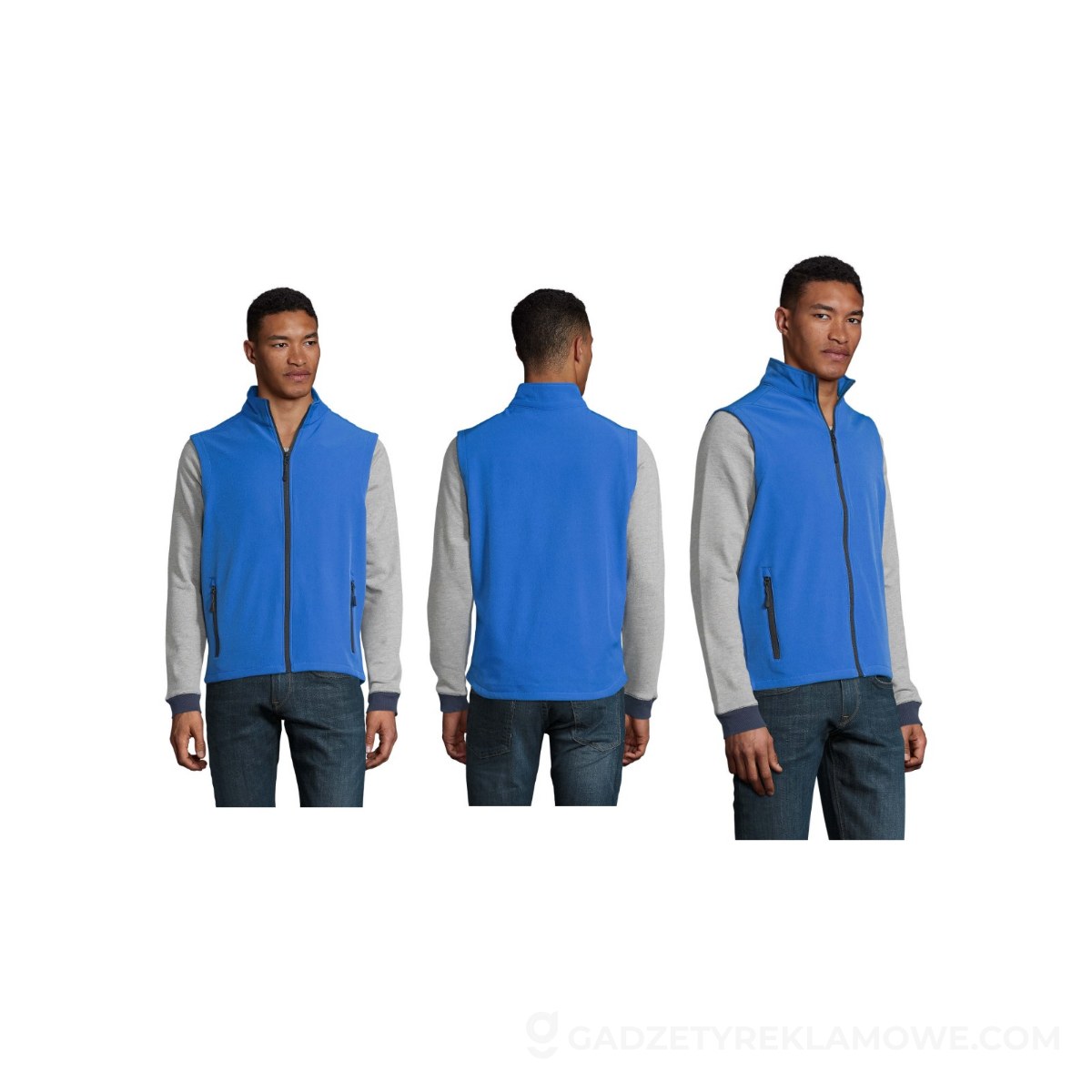 S02887-RB-L-wariantu-watermark RACE BW MEN SOFTSHELL RACE BW MEN - Niebieski - L