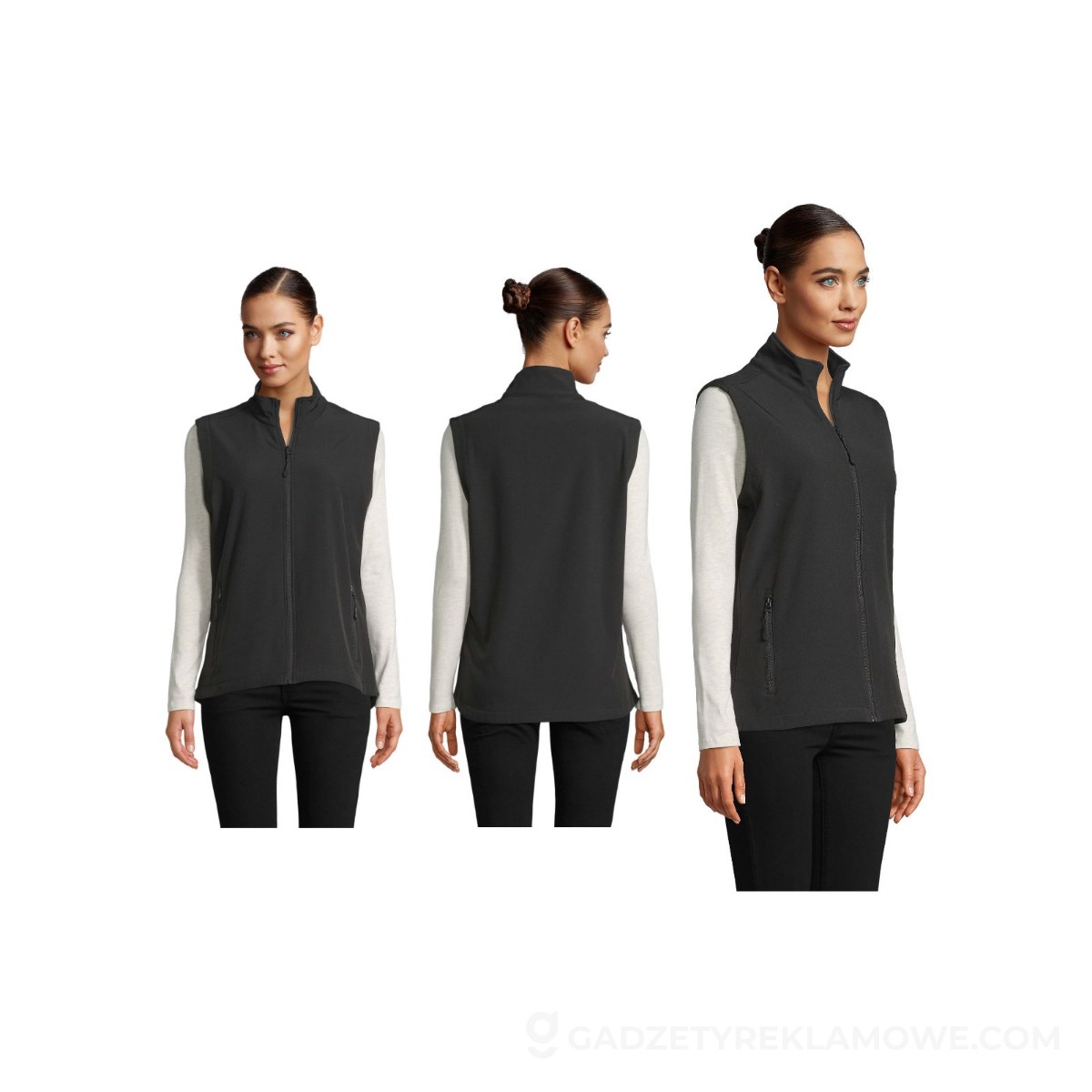 RACE BW WOMENSOFTSHELL RACE BW WOMEN - Czarna - S