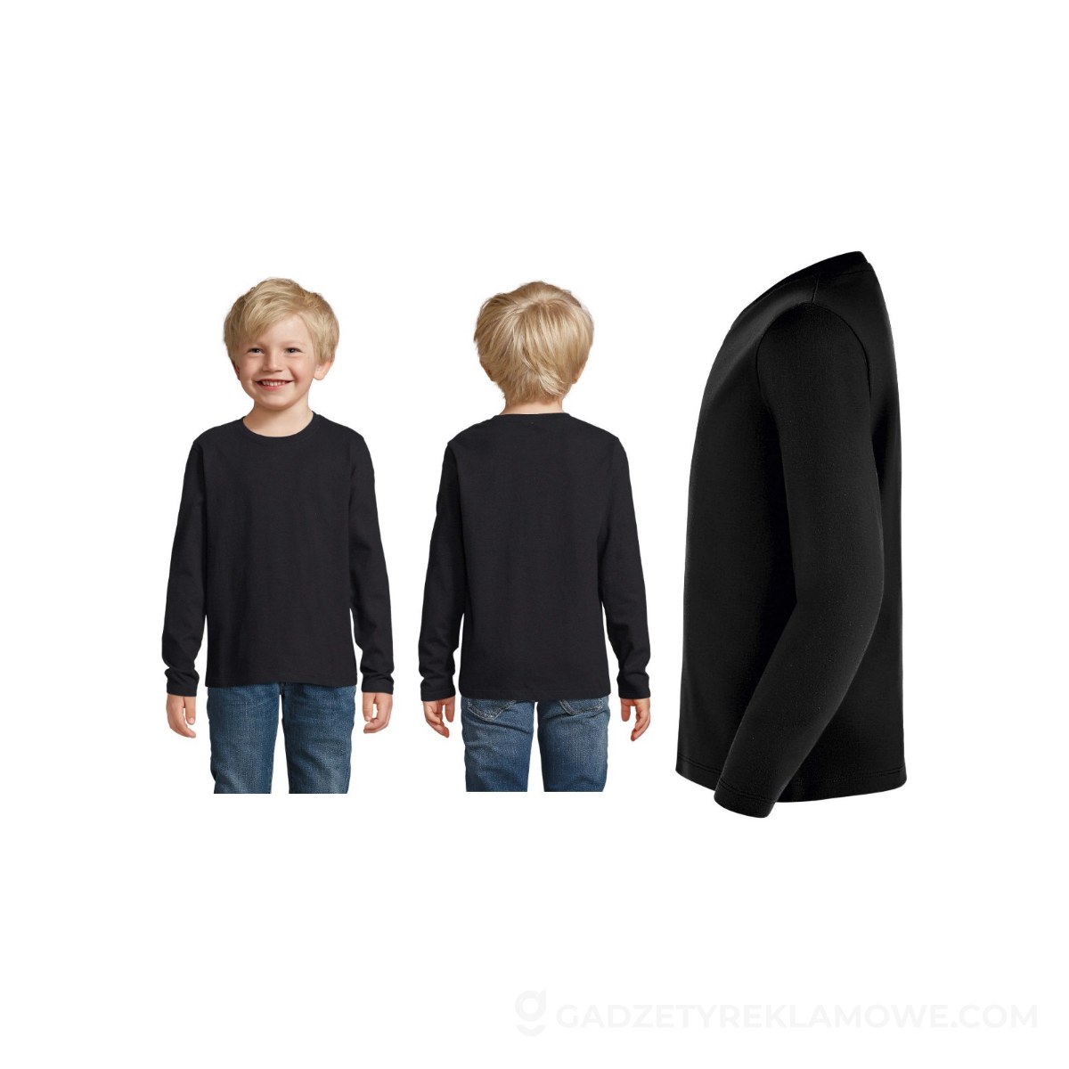 S02947-DB-4XL-wariantu-watermark IMPERIAL dziecięca bluzka IMPERIAL LSL KIDS - Deep Black - 4XL