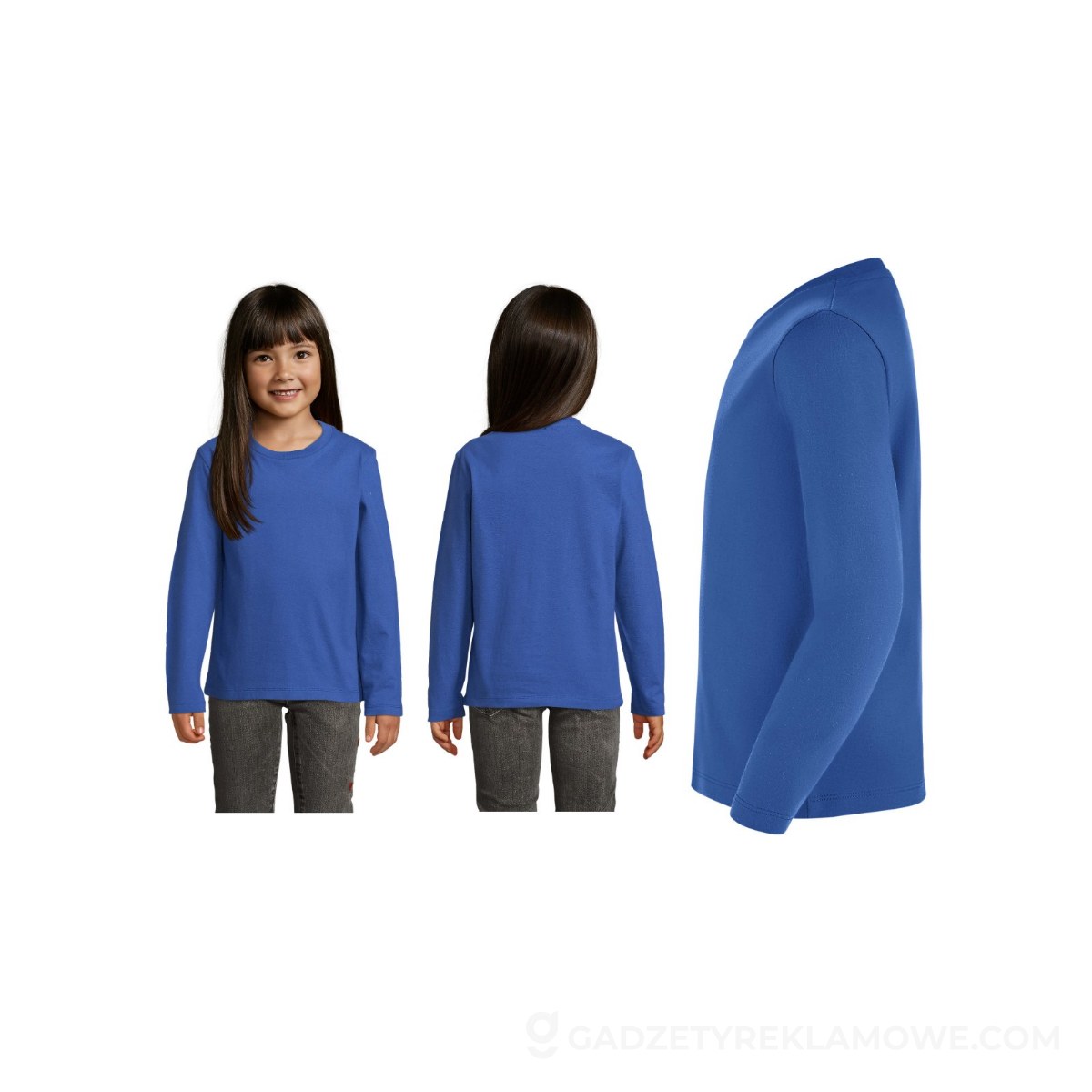 IMPERIAL dziecięca bluzka IMPERIAL LSL KIDS - Niebieska - L