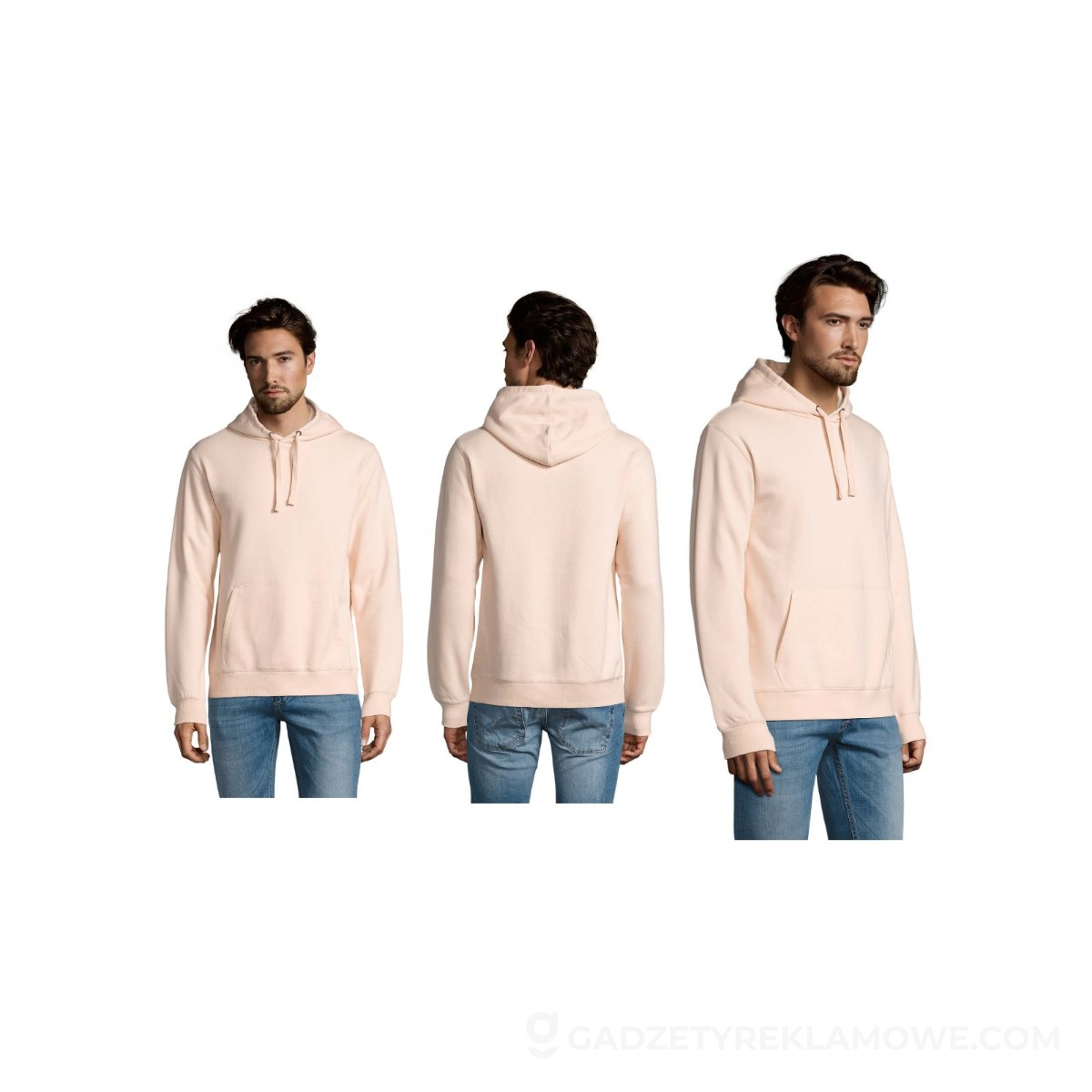 SPENCER męska bluza 280g SPENCER - Kremowy Róż - M