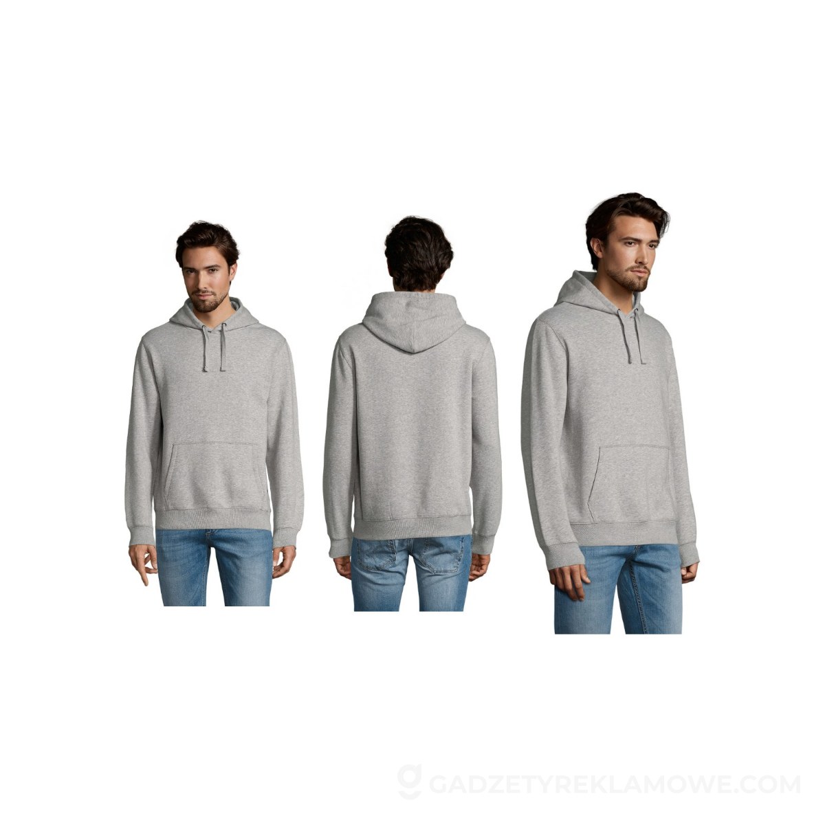 SPENCER męska bluza 280g SPENCER - Szary Melanż 2 - XXL