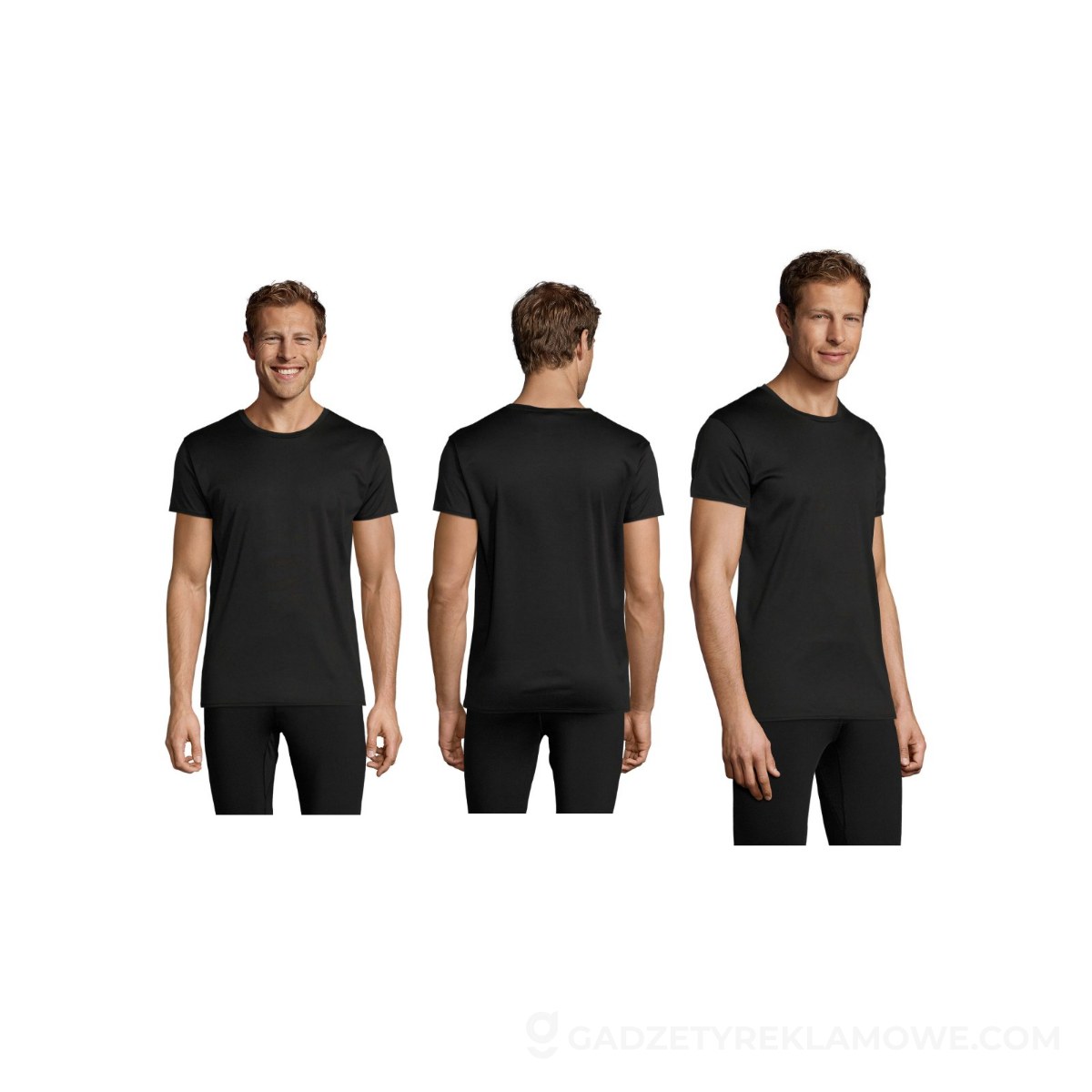 SPRINT UNI T-SHIRT 130g SPRINT - Czarny - M