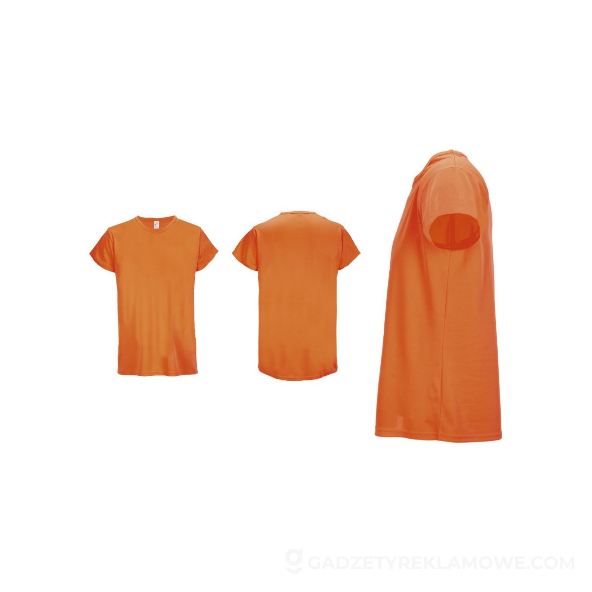 SPRINT UNI T-SHIRT 130g SPRINT - Neonowy Pomarańczowy - M