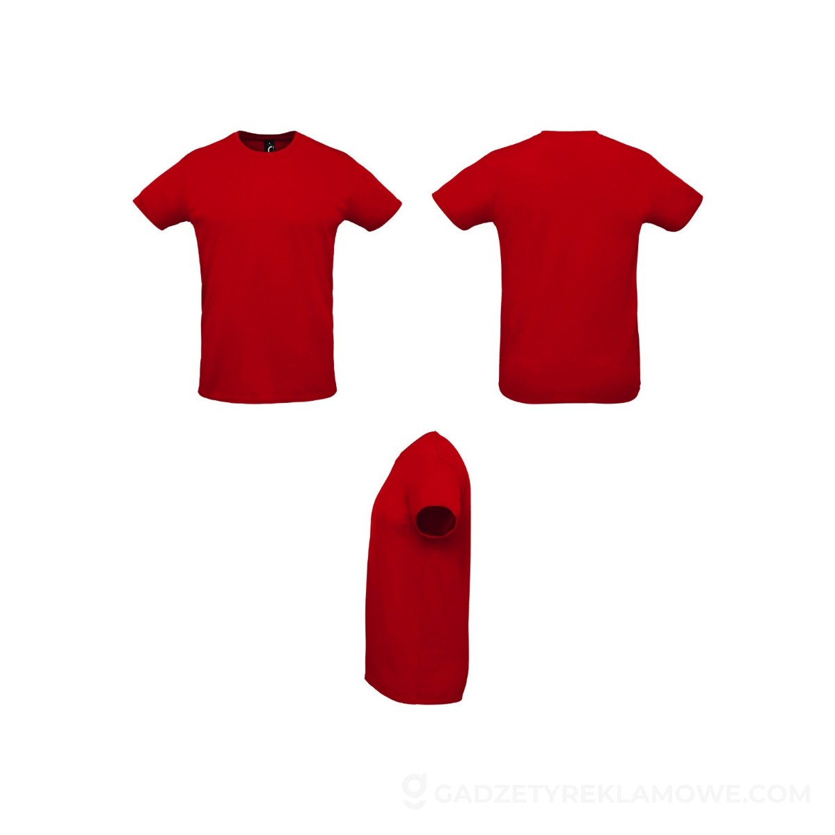 SPRINT UNI T-SHIRT 130g SPRINT - Czerwony - 3XL