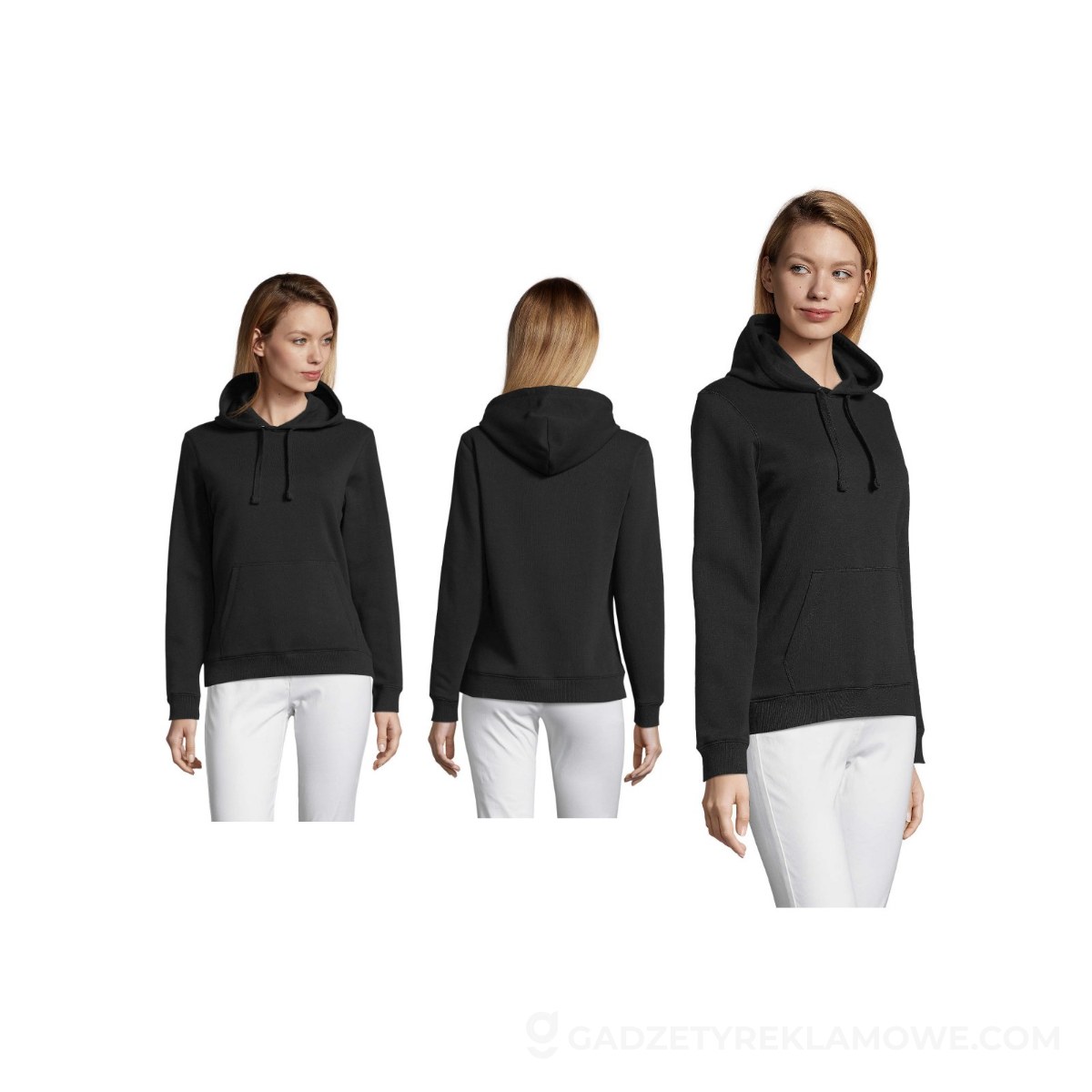 SPENCER damska bluza 280g SPENCER WOMEN - Czarna - XS
