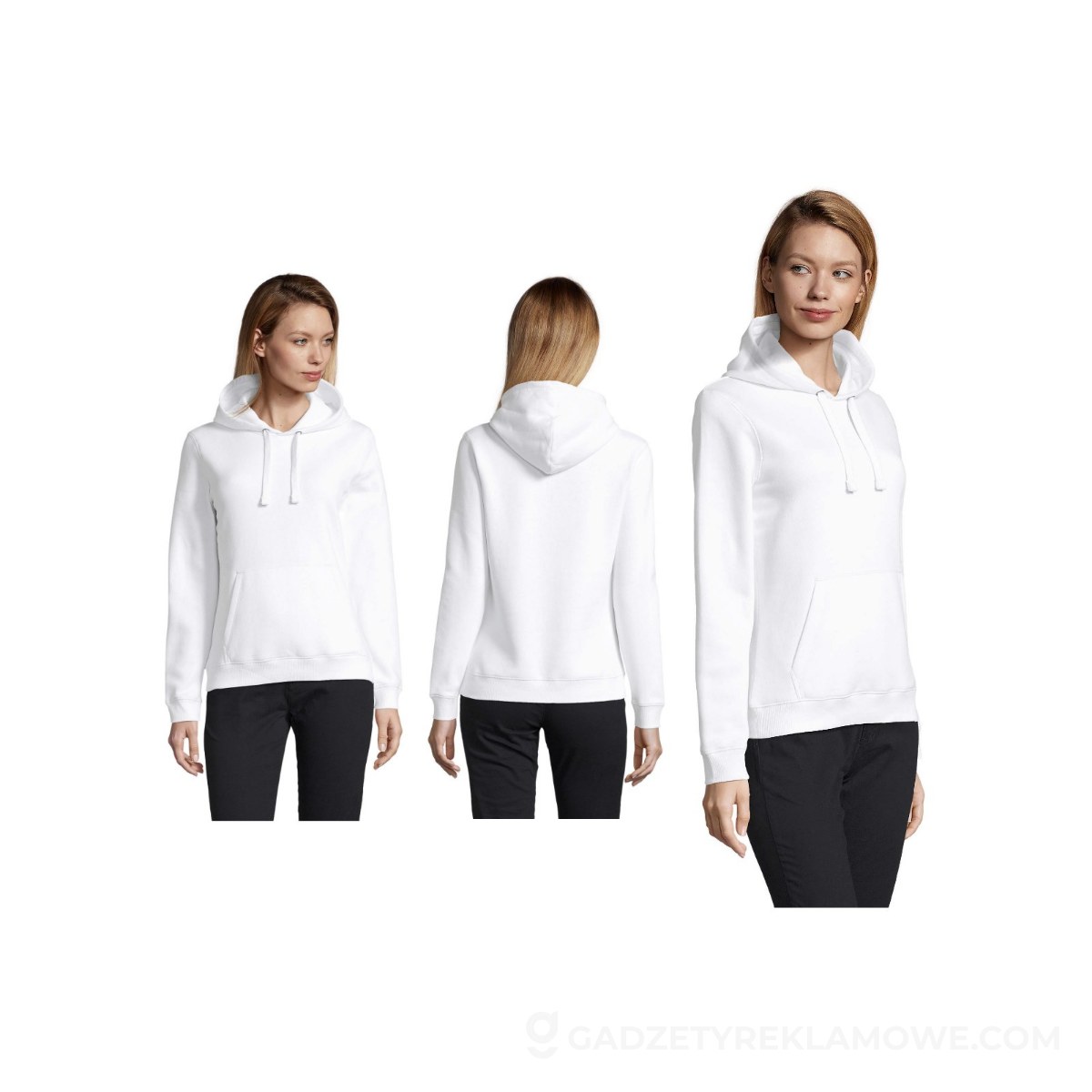 SPENCER damska bluza 280g SPENCER WOMEN - Biała - S