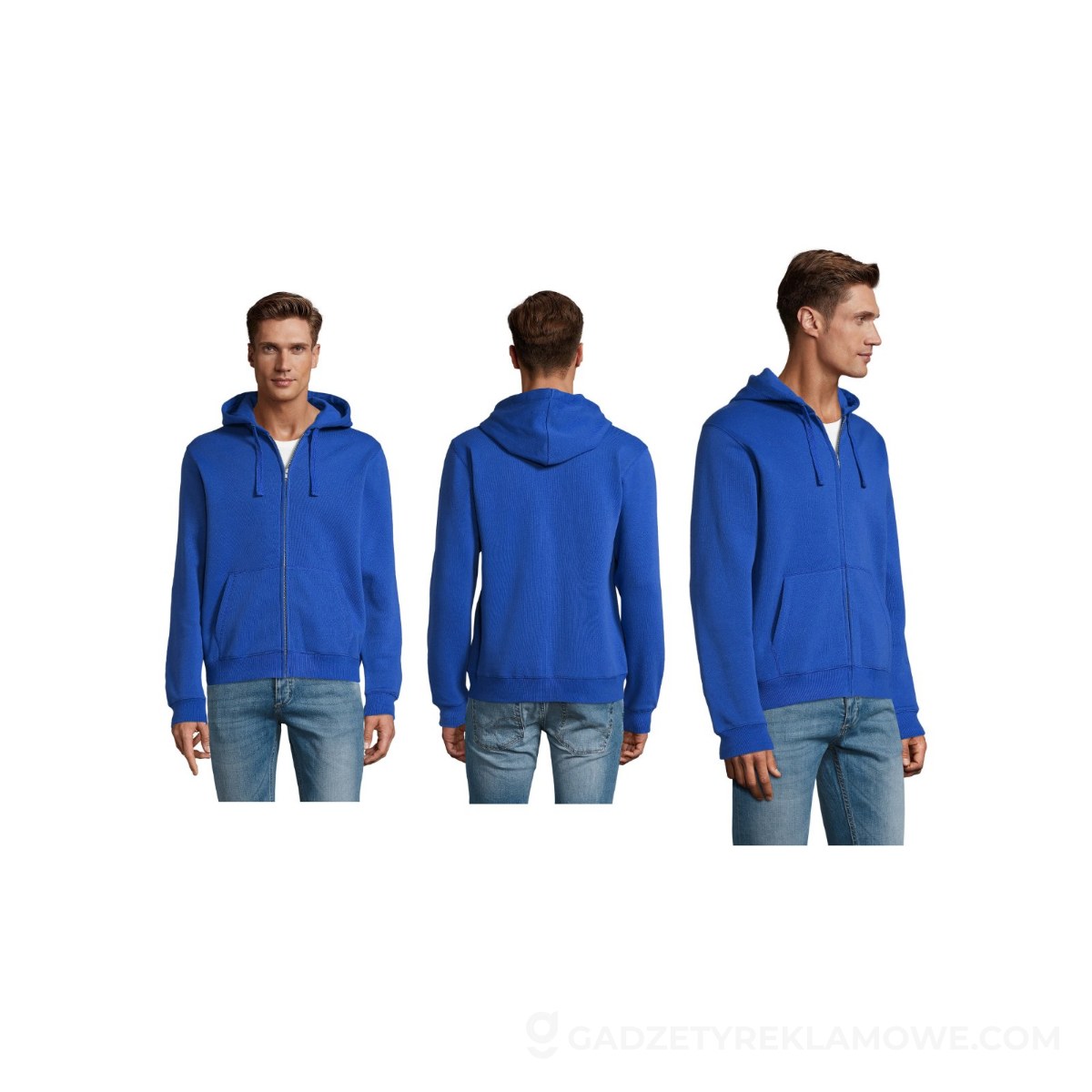 SPIKE HOOD Męskie 280gr SPIKE MEN - Niebieski - XL