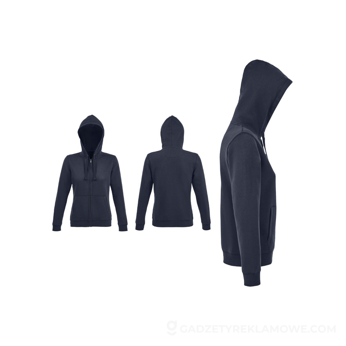 SPIKE HOOD Damskie 280gr SPIKE WOMEN - French Navy - XXL