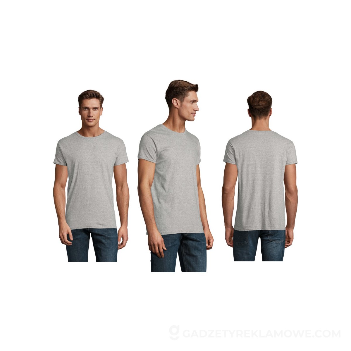 EPIC UNISEX T-SHIRT 140g EPIC - Szary Melanż - M