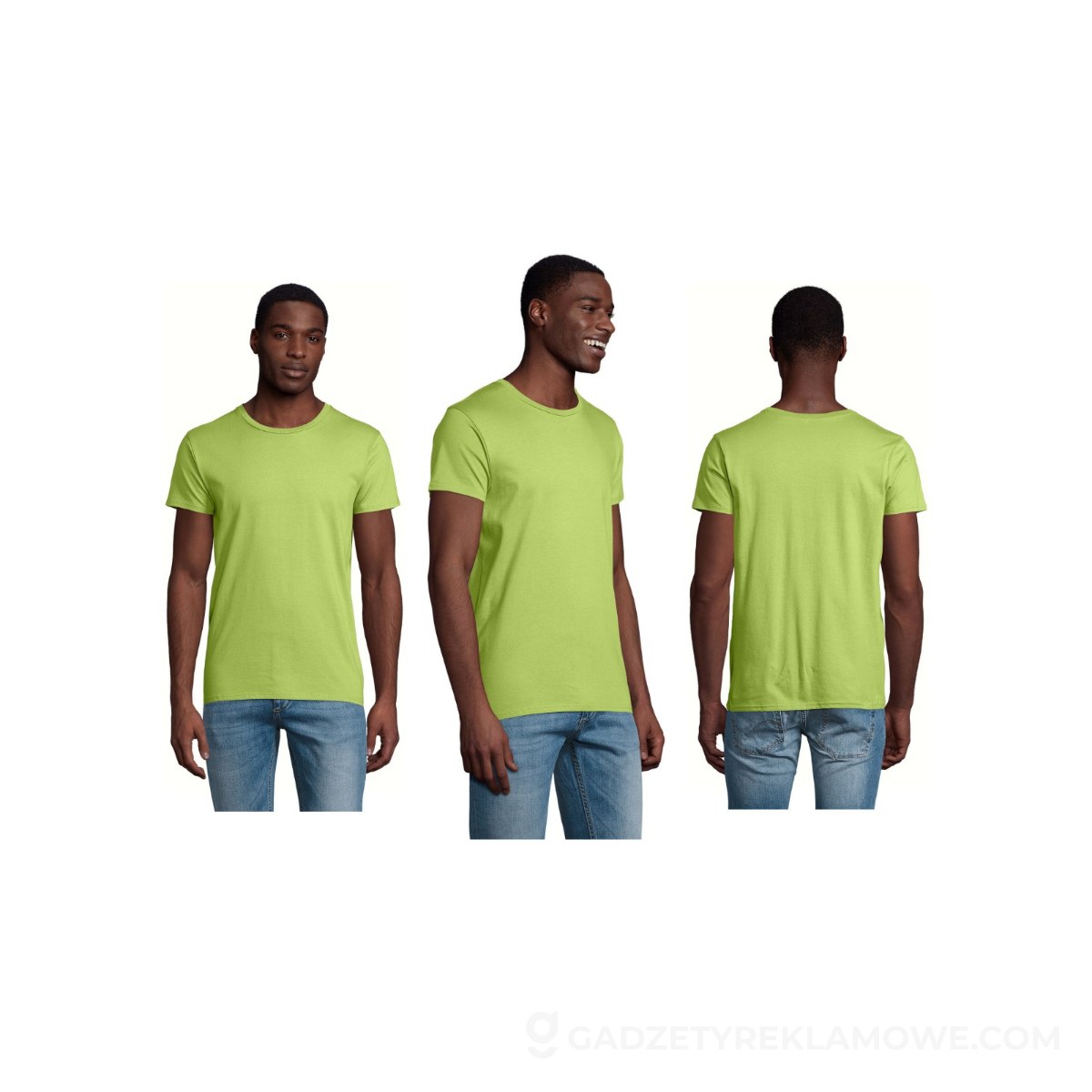 Koszulka męska PIONEER 175g PIONEER MEN - Apple Green - XS
