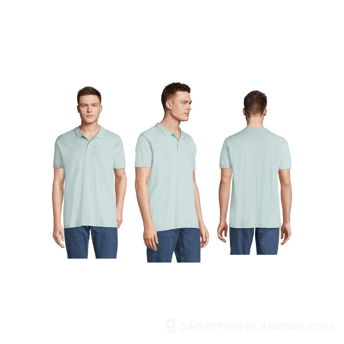 PLANET MEN polo 170g PLANET MEN - Arctic Blue - XXL