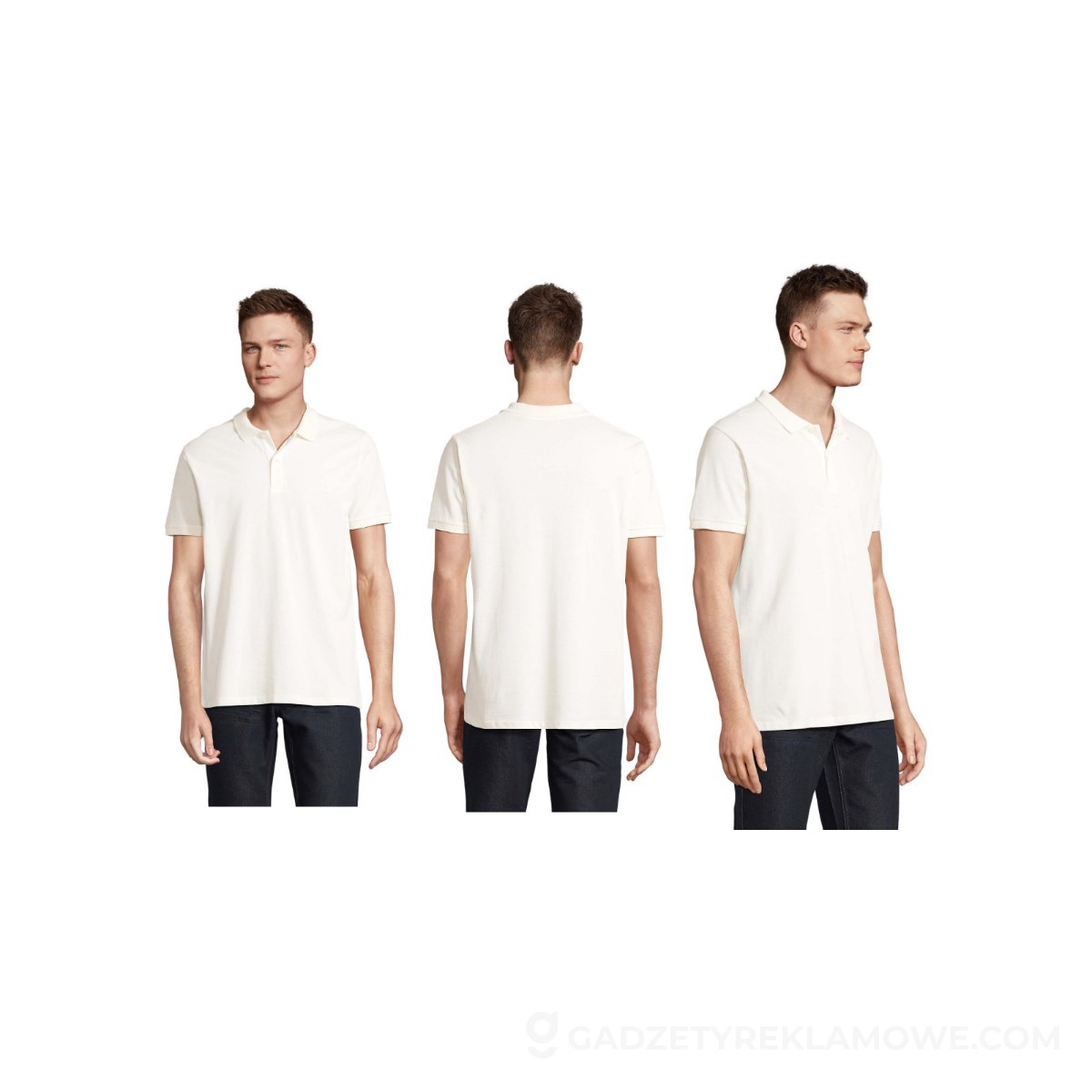 PLANET MEN polo 170g PLANET MEN - Off-White - XXL