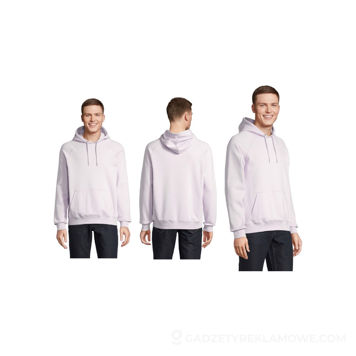 STELLAR Bluza z kapturem STELLAR - Lilac - M