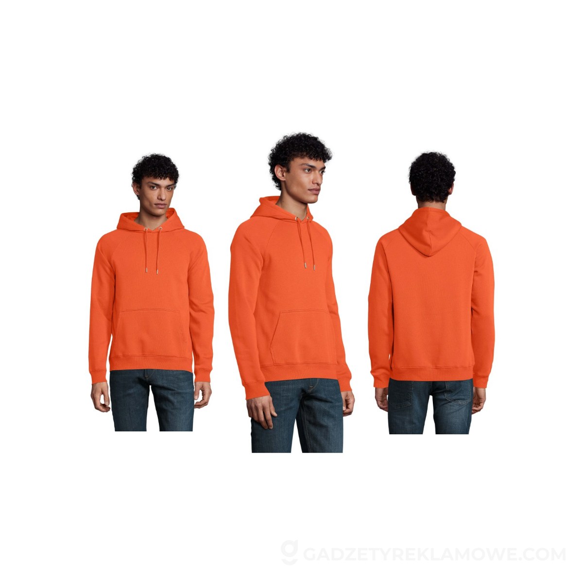 STELLAR Bluza z kapturem STELLAR - Burnt Orange - M