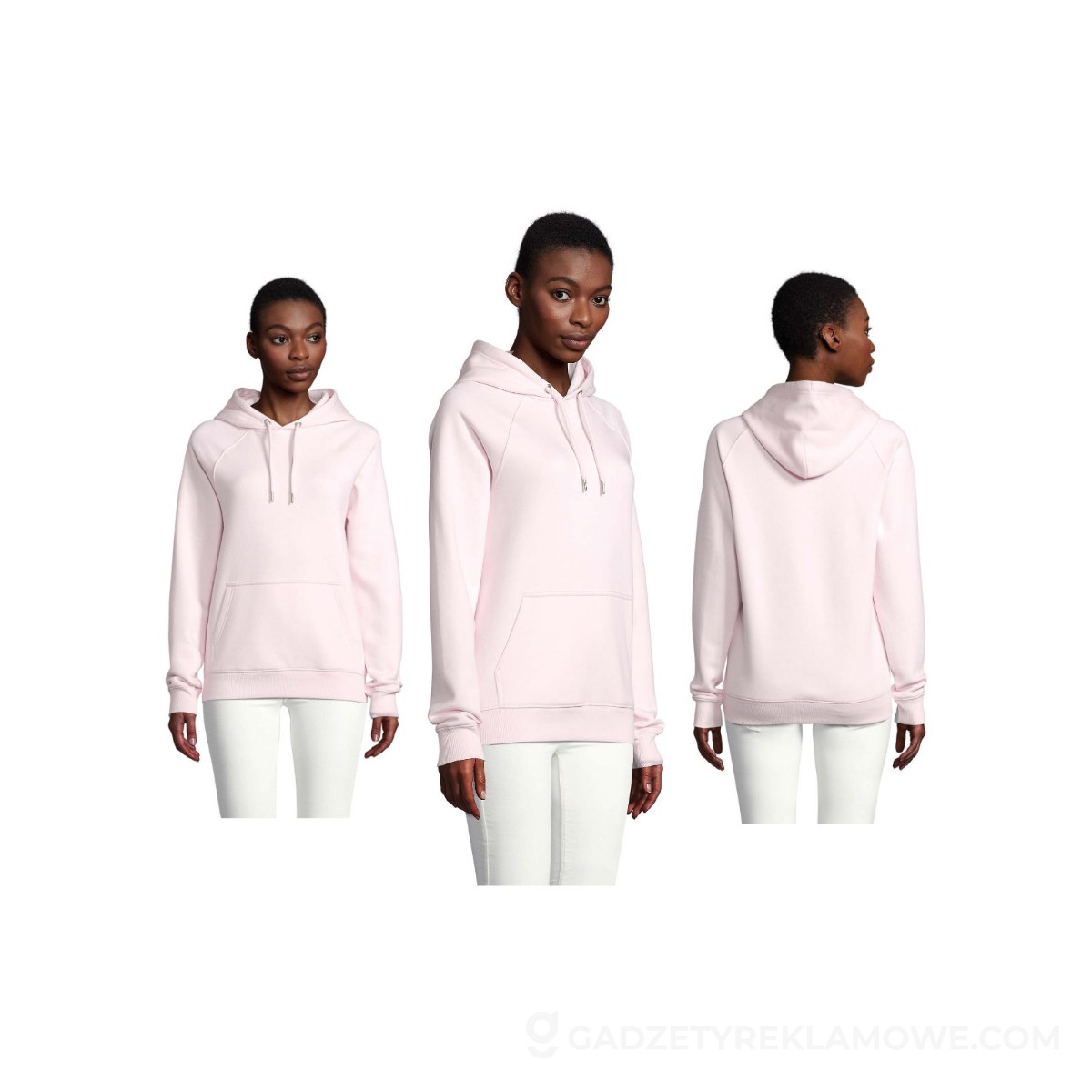 STELLAR Bluza z kapturem STELLAR - Pale Pink - XS