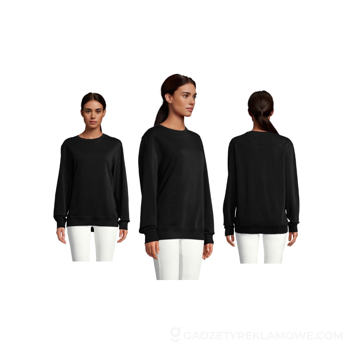 KOMET SWEATER 280g COMET - Czarny - XS