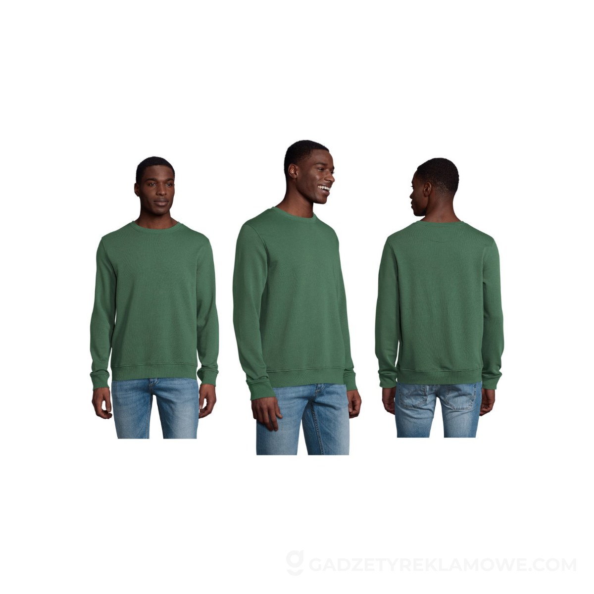 KOMET SWEATER 280g COMET - Ciemno-Zielony - S
