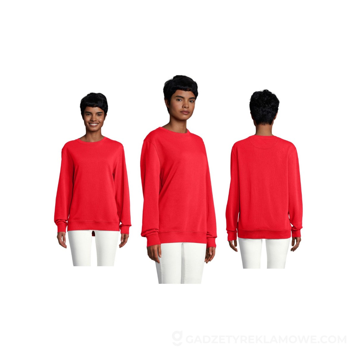 KOMET SWEATER 280g COMET - Czerwony - XS