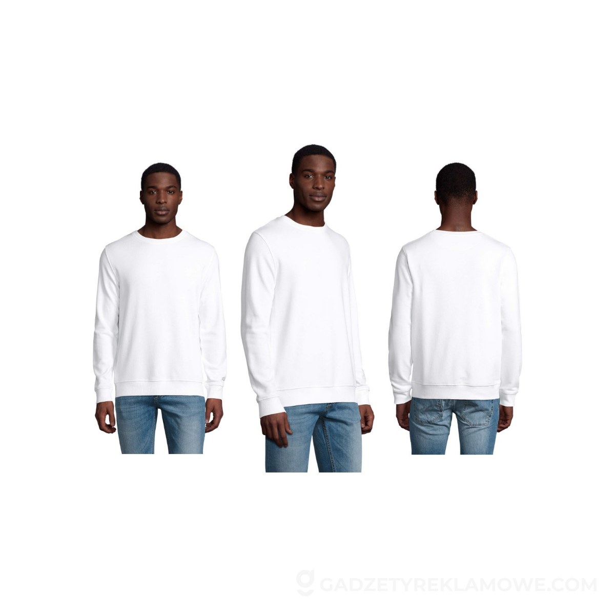 KOMET SWEATER 280g COMET - Biały - XL