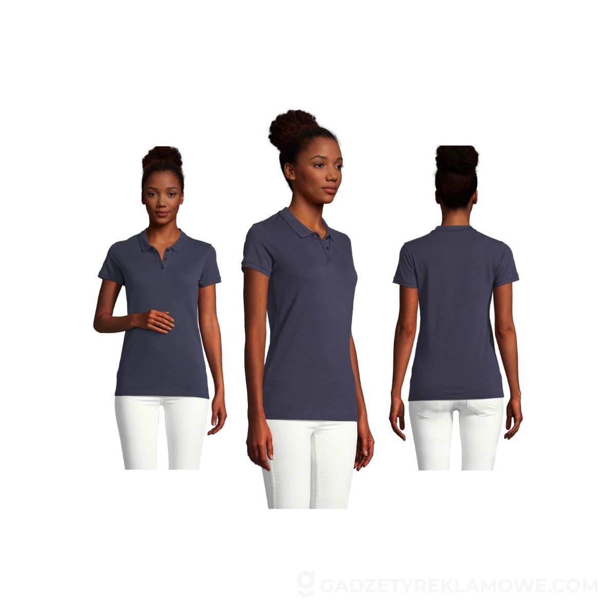 PLANET WOMEN polo 170g PLANET WOMEN - French Navy - XS
