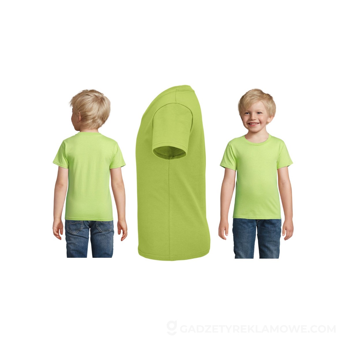 PIONEER Dziecięcy T-SHIRT PIONEER KIDS - Apple Green - 3XL