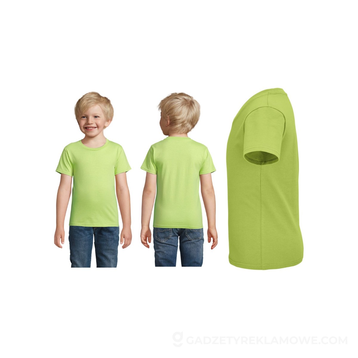 PIONEER Dziecięcy T-SHIRT PIONEER KIDS - Apple Green - XL