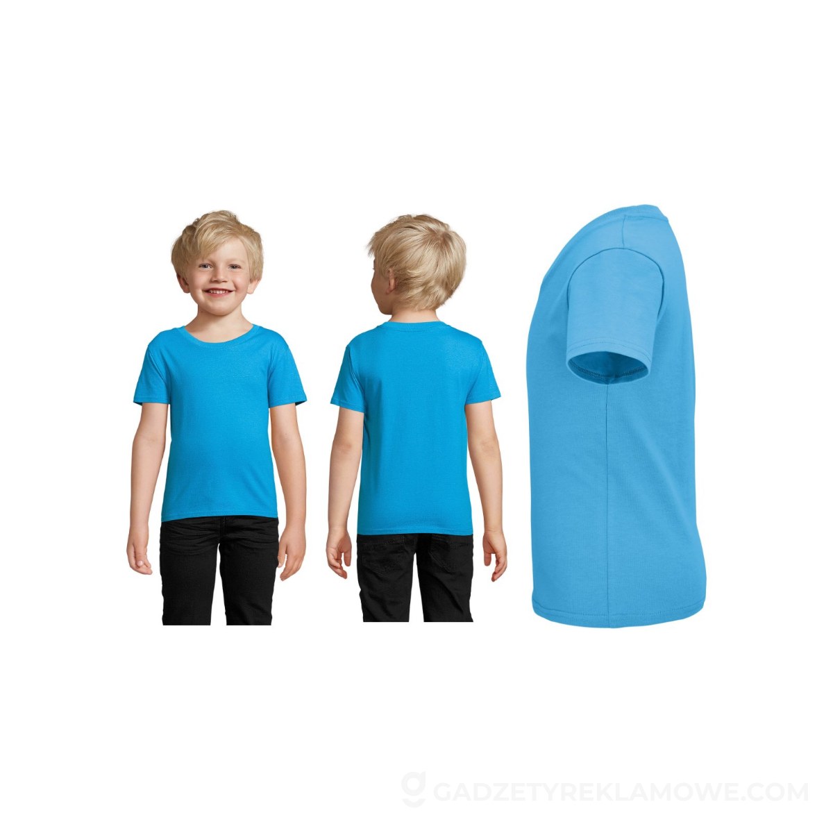 PIONEER Dziecięcy T-SHIRT PIONEER KIDS - Aqua - XL