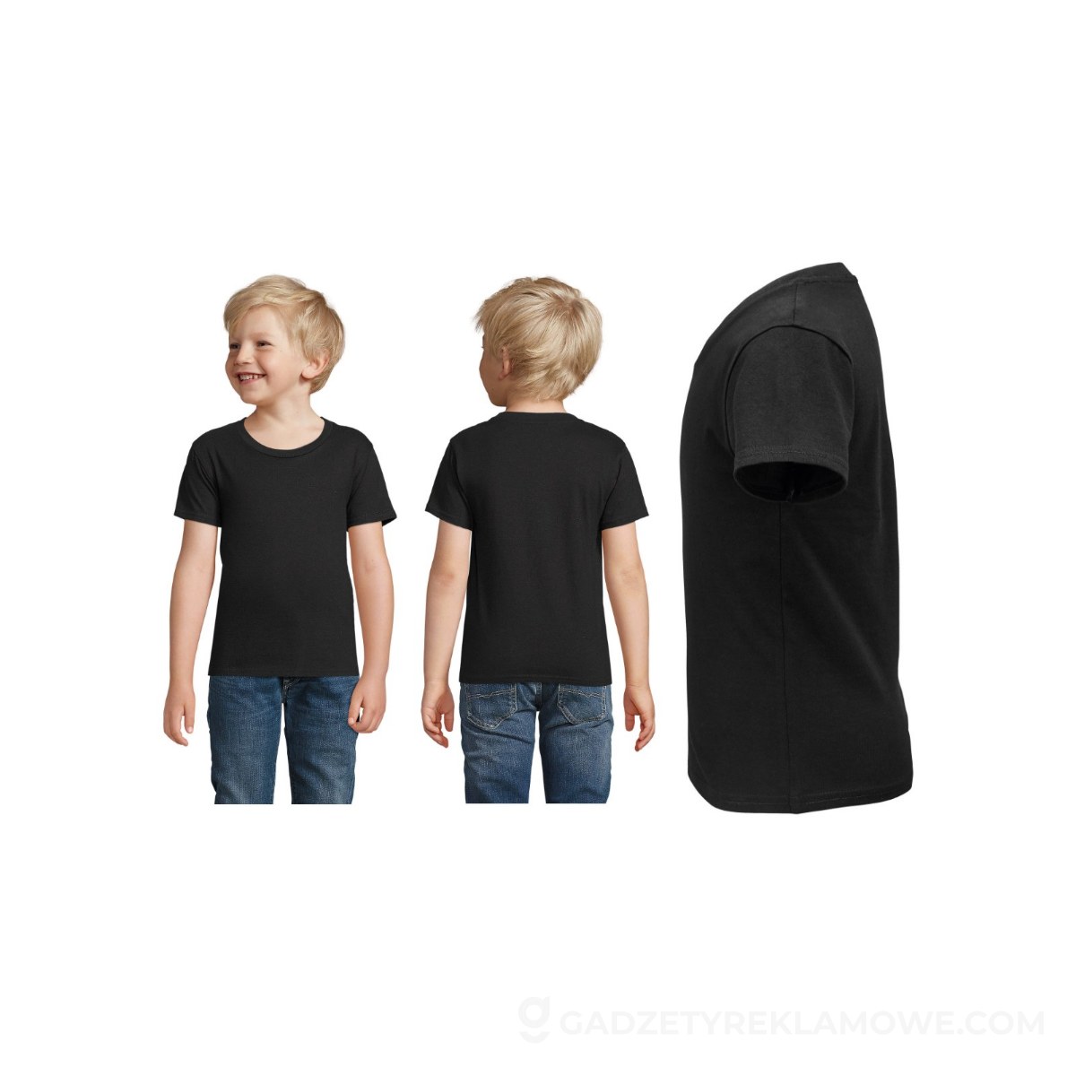 PIONEER Dziecięcy T-SHIRT PIONEER KIDS - Deep Black - 3XL