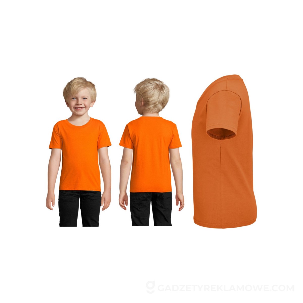 PIONEER Dziecięcy T-SHIRT PIONEER KIDS - Pomarańczowy - 3XL