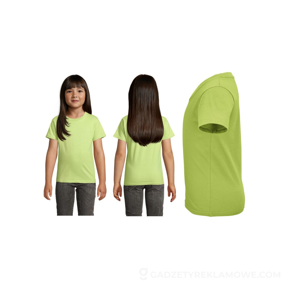 S03580-AG-XL-wariantu-watermark CRUSADER Dziecięcy T-SHIRT CRUSADER KIDS - Apple Green - XL