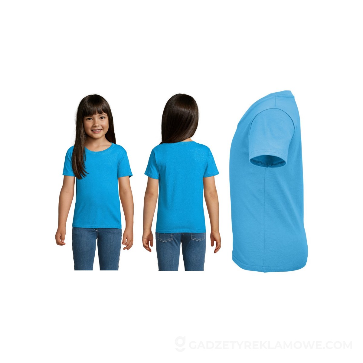 CRUSADER Dziecięcy T-SHIRT CRUSADER KIDS - Aqua - XL
