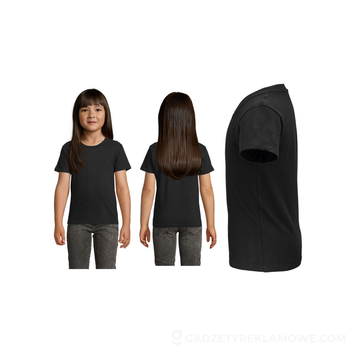 CRUSADER Dziecięcy T-SHIRT CRUSADER KIDS - Deep Black - L