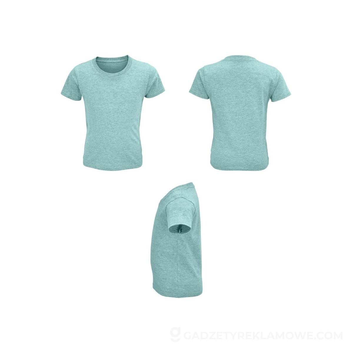 CRUSADER Dziecięcy T-SHIRT CRUSADER KIDS - Heather Light Green - L