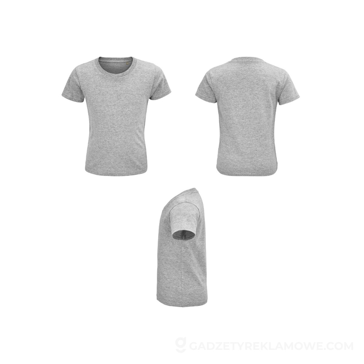 CRUSADER Dziecięcy T-SHIRT CRUSADER KIDS - Szary Melanż - M