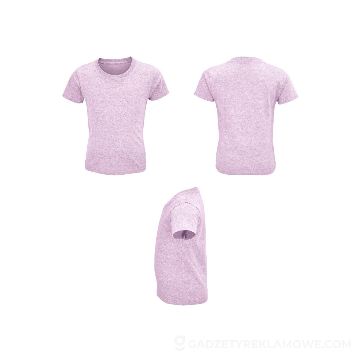 CRUSADER Dziecięcy T-SHIRT CRUSADER KIDS - Heather Pink - 4XL