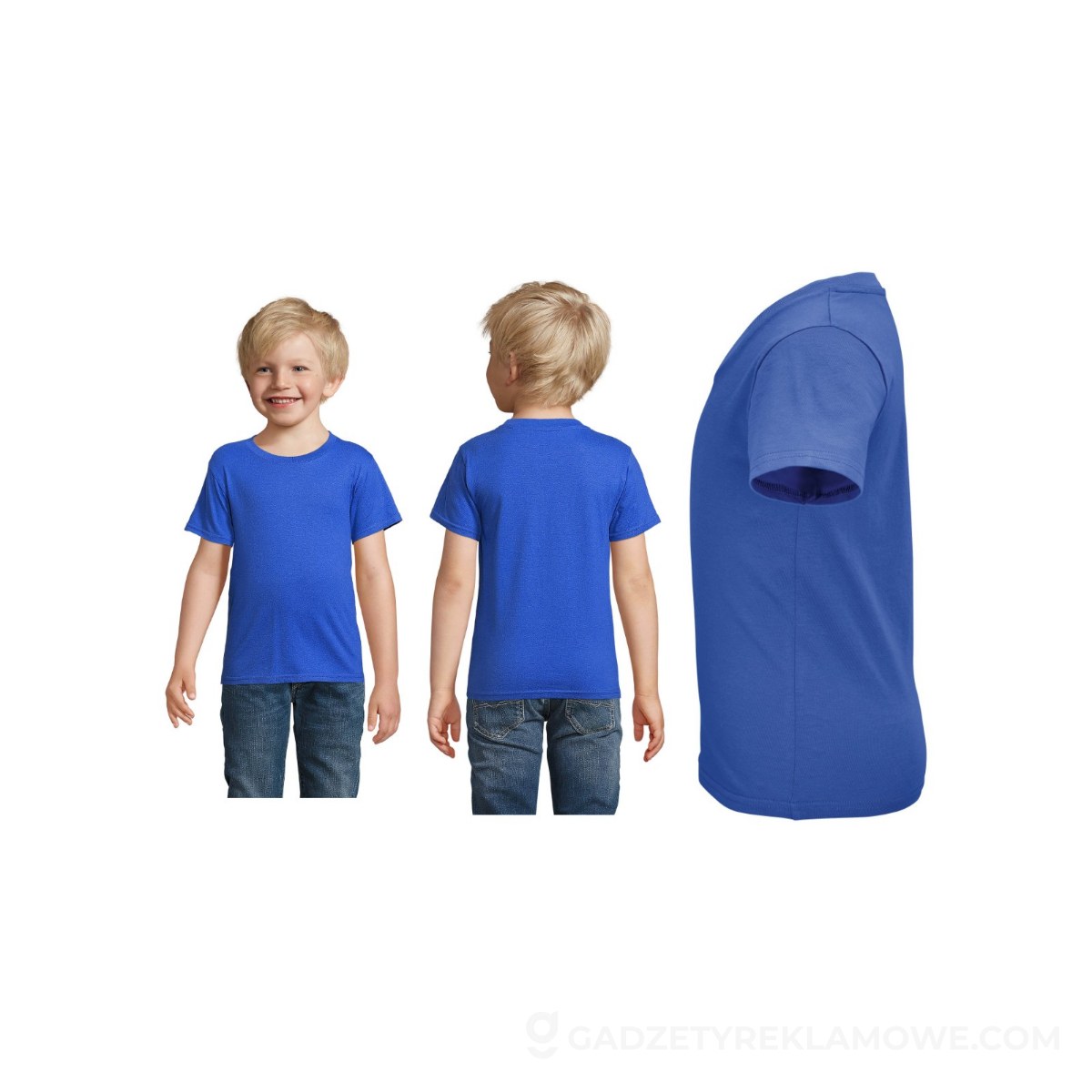 CRUSADER Dziecięcy T-SHIRT CRUSADER KIDS - Niebieski - L