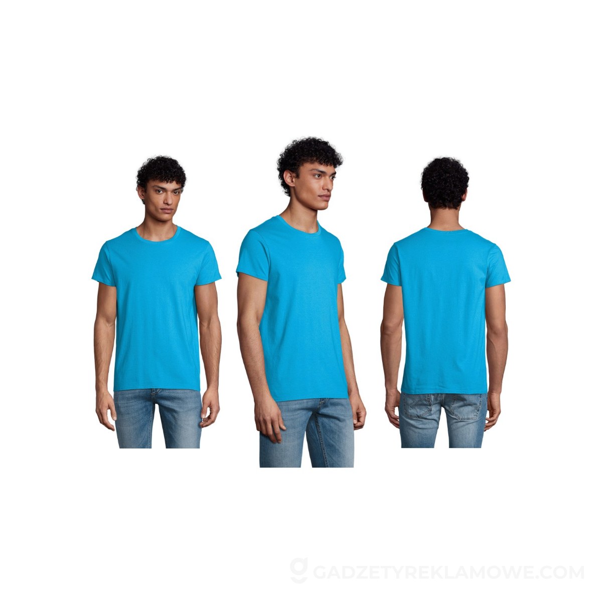 CRUSADER Koszulka męska 150 CRUSADER MEN - Aqua - M