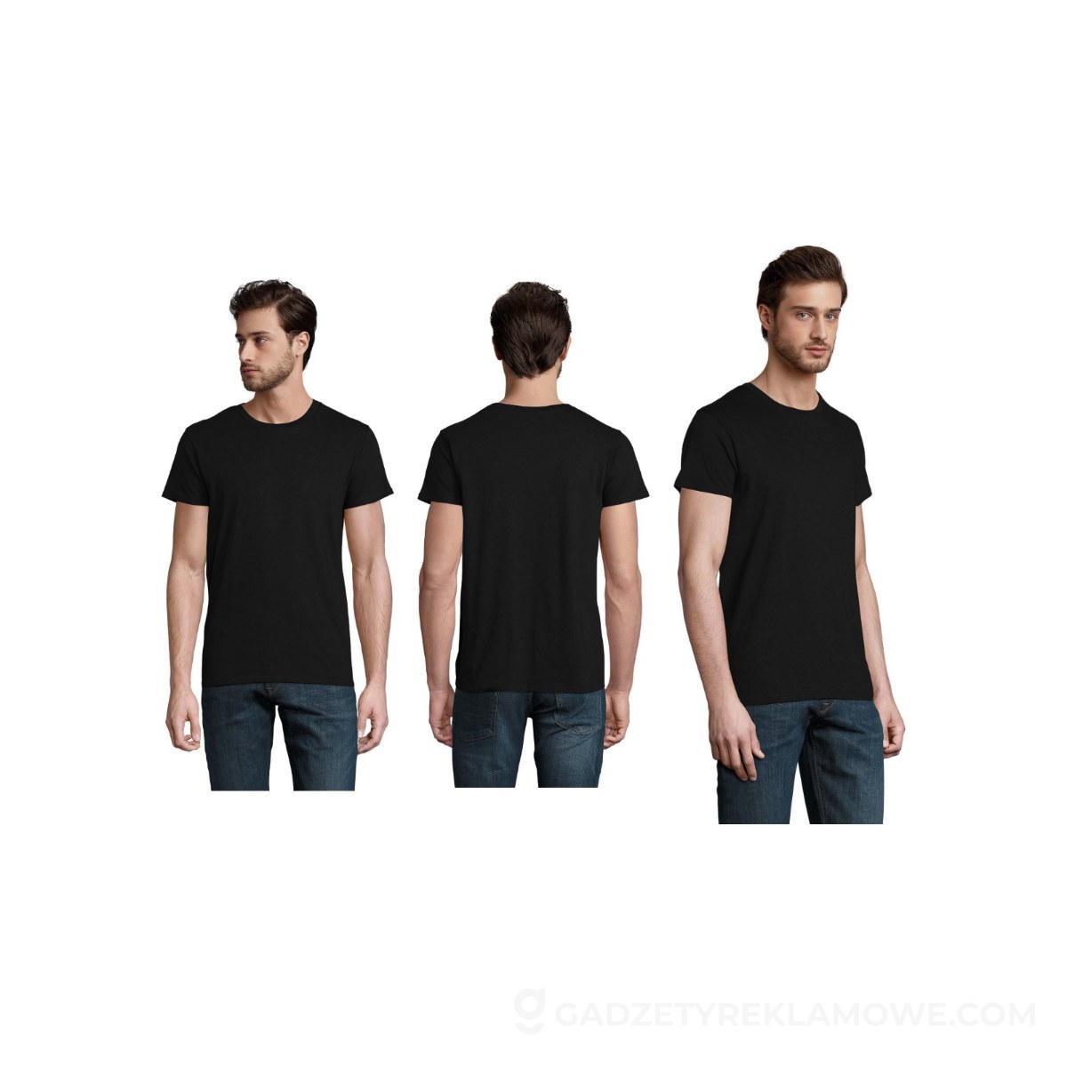 CRUSADER Koszulka męska 150 CRUSADER MEN - Deep Black - 5XL
