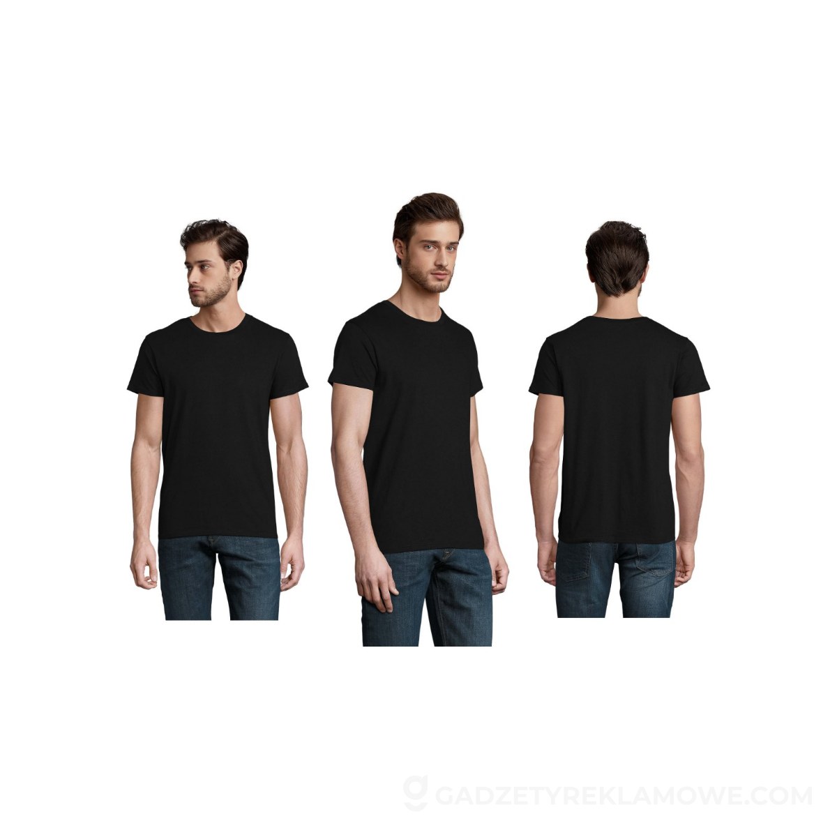 CRUSADER Koszulka męska 150 CRUSADER MEN - Deep Black - L