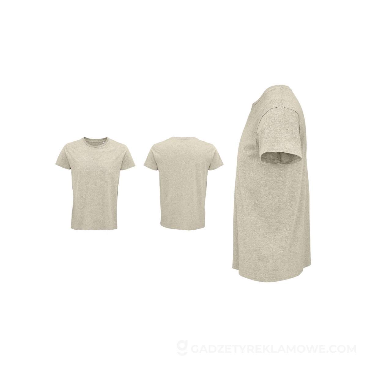 CRUSADER Koszulka męska 150 CRUSADER MEN - Heather Beige - L