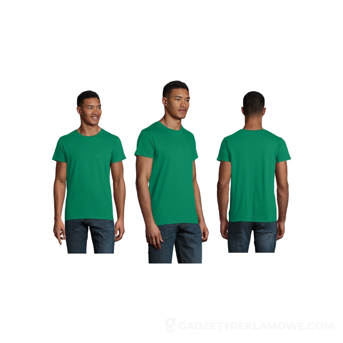 CRUSADER Koszulka męska 150 CRUSADER MEN - Zielona - XL