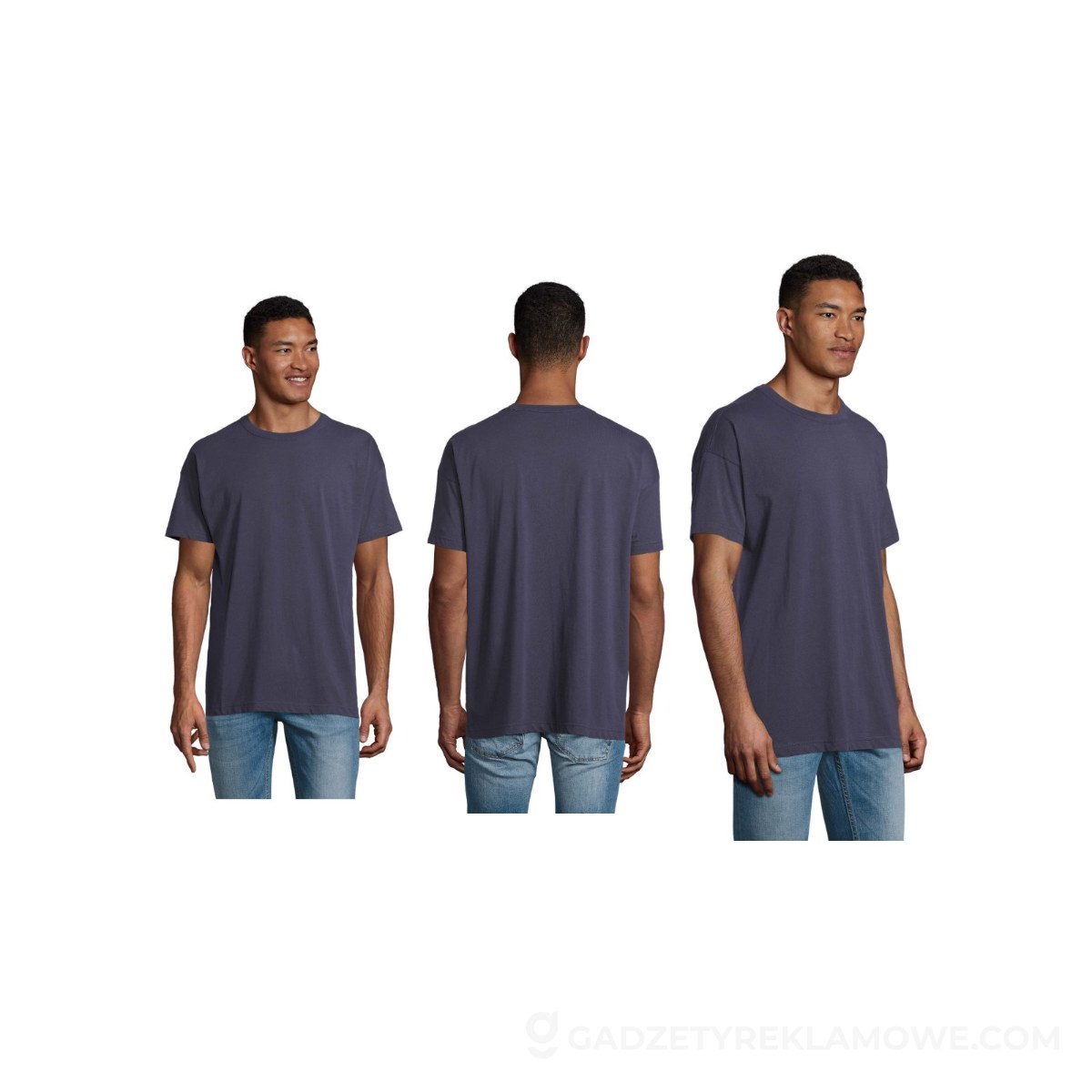 BOXY MEN T-SHIRT OVERSIZE BOXY MEN - French Navy - XXL