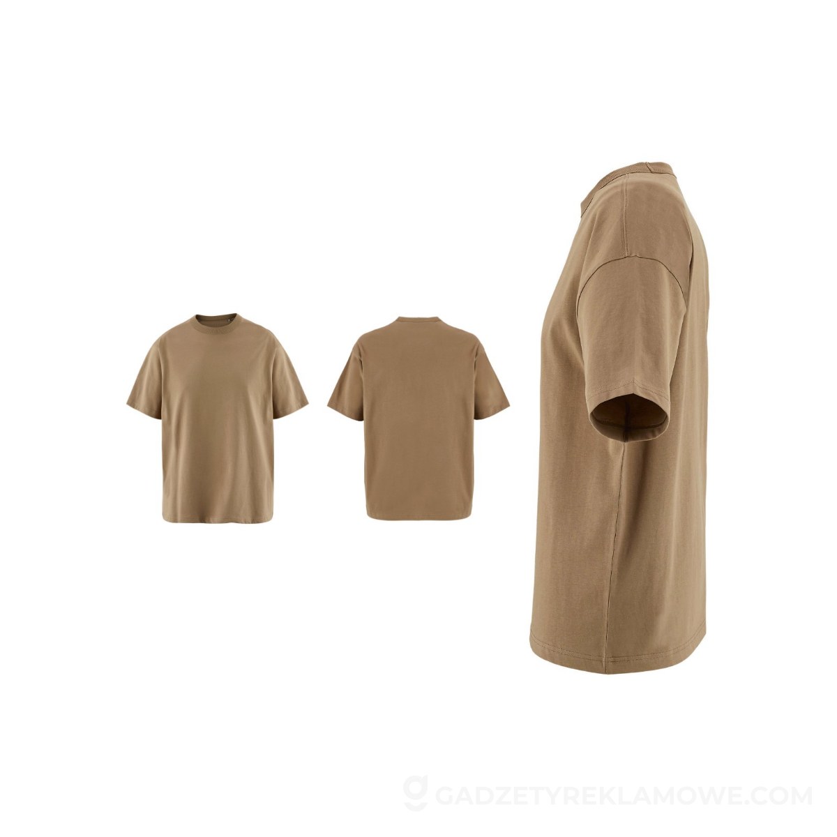 BOXY MEN T-SHIRT OVERSIZE BOXY MEN - Umber - M