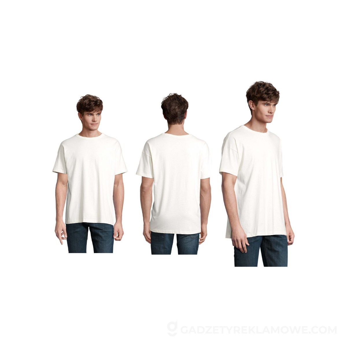 BOXY MEN T-SHIRT OVERSIZE BOXY MEN - Off-White - L